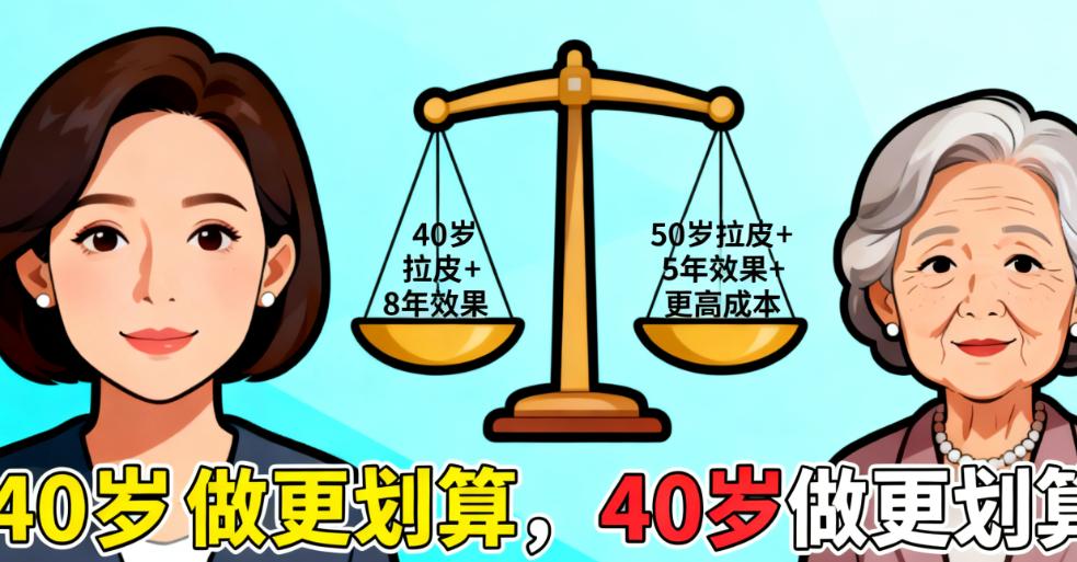 40岁做黄寅守拉皮会太早吗?从维持时间看