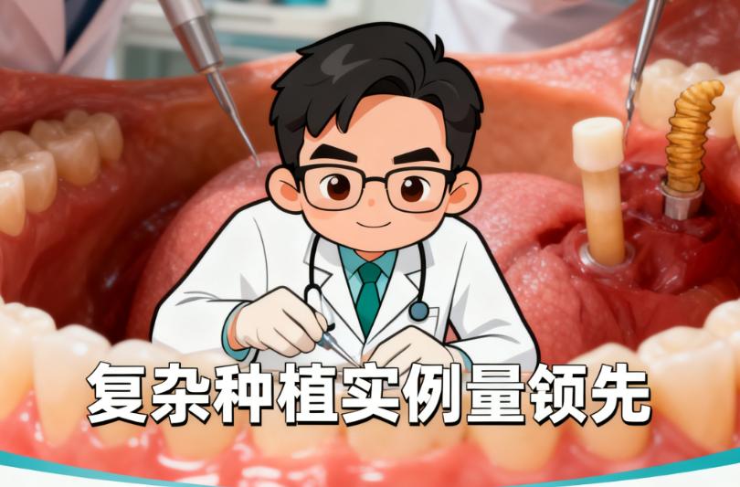 黎强院长亲诊:复杂种植 “一把好手”,撑起种牙高实例量