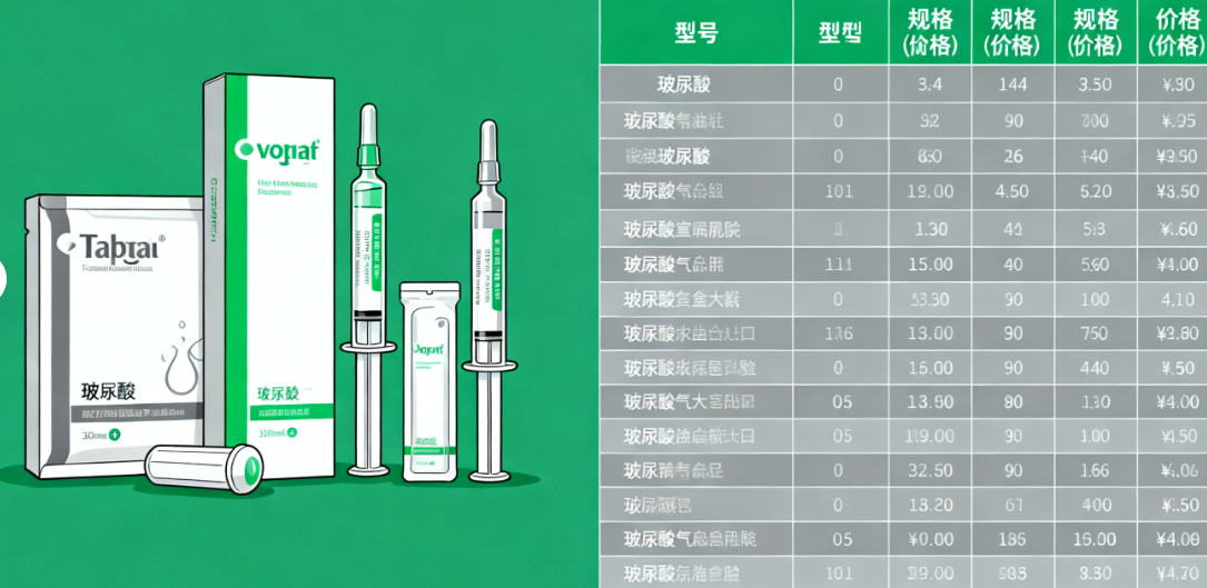 首爾玻尿酸注射價格表