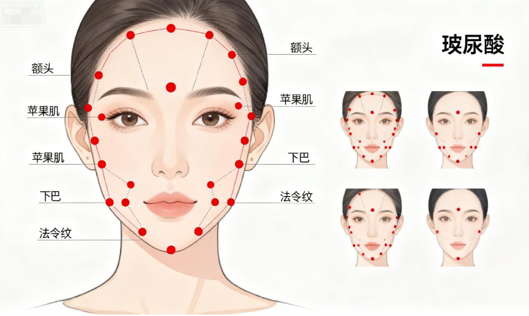 面部抗衰示意圖