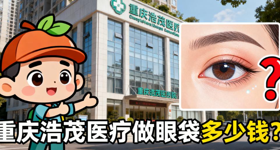 重庆浩茂医疗做眼袋多少钱