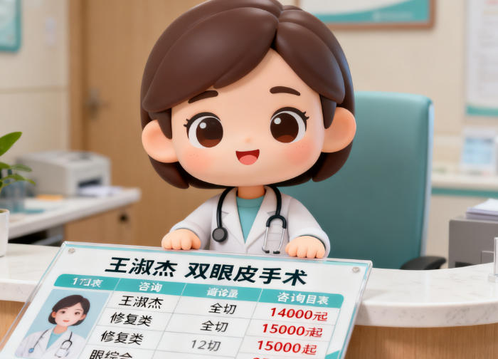 王淑杰双眼皮多少钱?全切14000元起、修复类手术15000元起、眼综合25000元起
