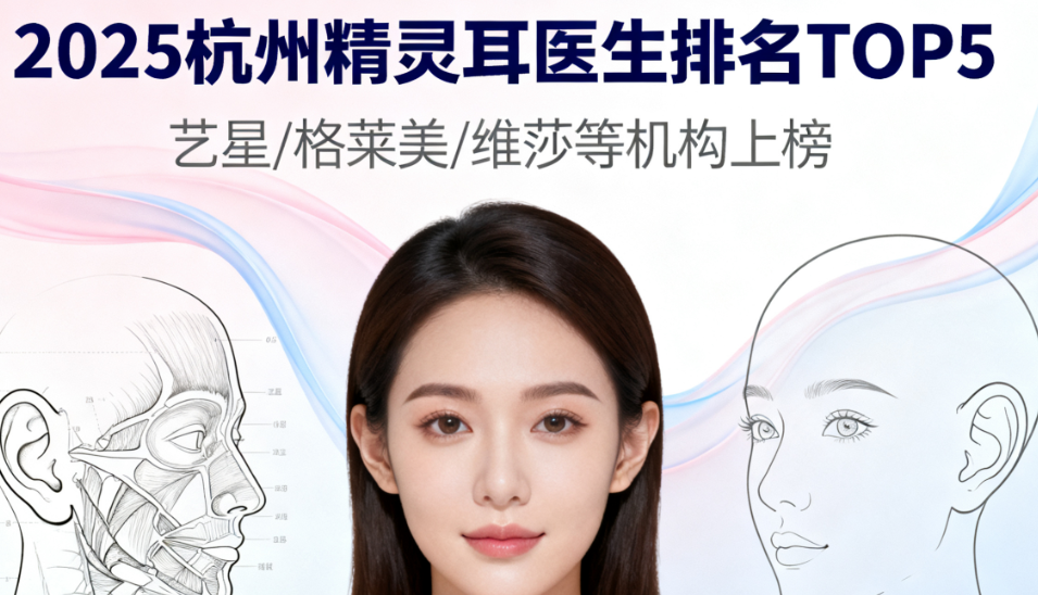 2025杭州精灵耳医生排名top5！艺星/格莱美/维莎等机构医生上榜