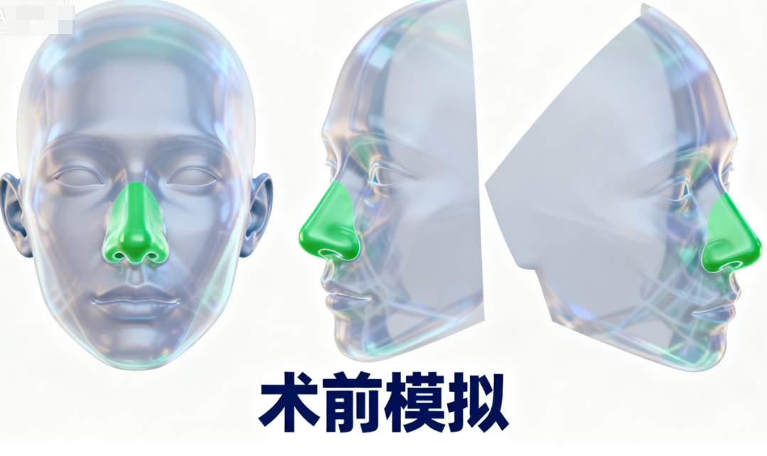 金孝憲修復(fù)鼻子術(shù)前模擬
