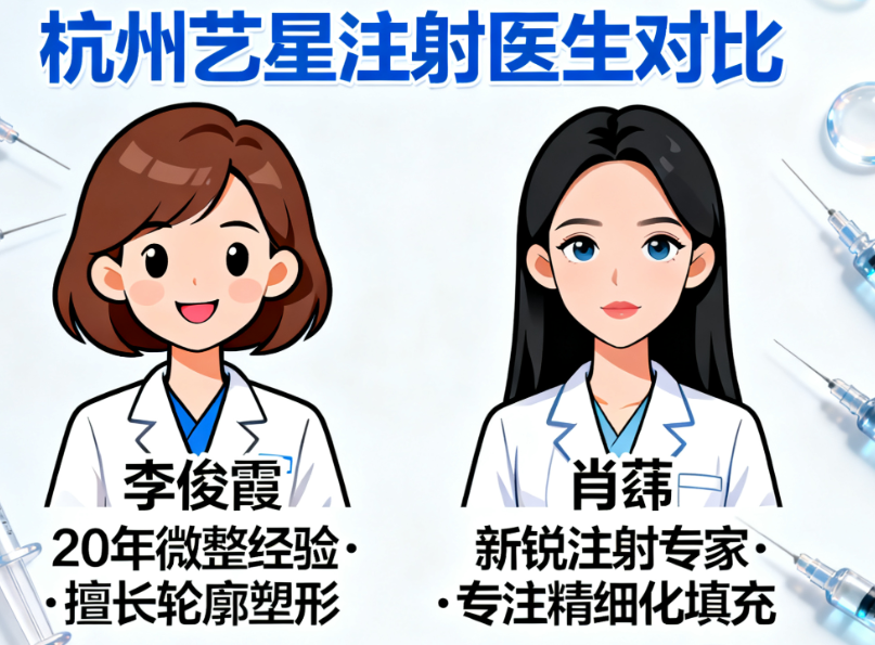 杭州藝星李俊霞和肖瑋哪個注射好？2025杭州玻尿酸醫(yī)生排名前十公開，附實(shí)例