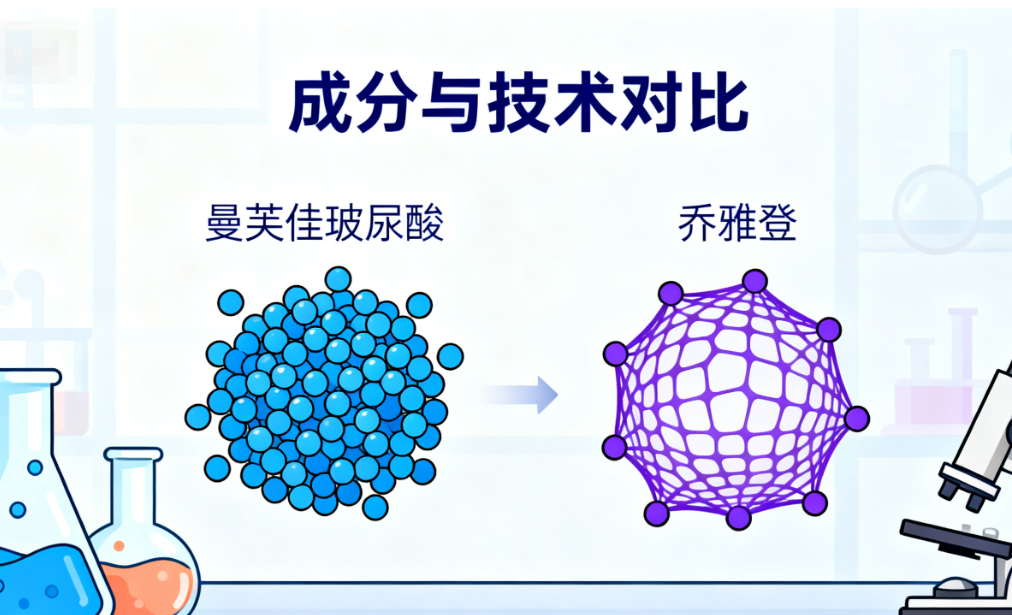 曼芙佳玻尿酸好還是喬雅登好？從成分與技術(shù)、適用部位、產(chǎn)品優(yōu)勢等方面詳細(xì)對比分析