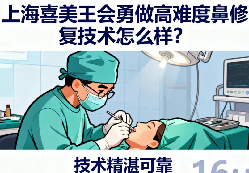 上海喜美王会勇做高难度鼻修复技术的核心特点