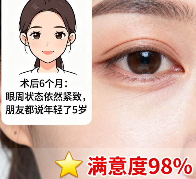 朱维玲眼周筋膜悬吊好吗?真人实例展示自然度与持久性