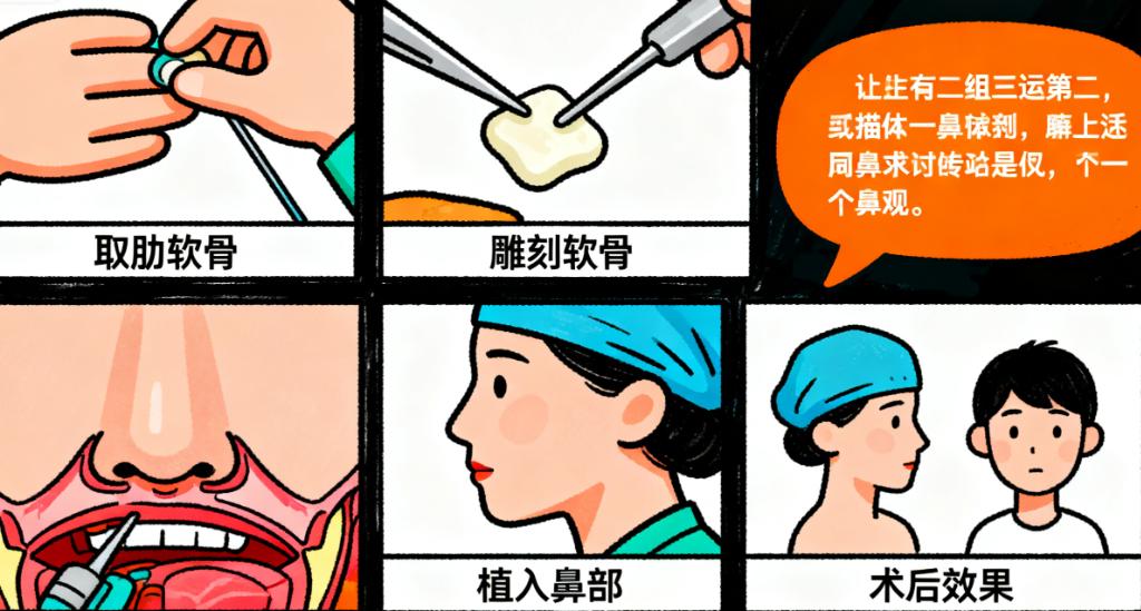 廣州紫馨金孝憲肋骨鼻真實實例