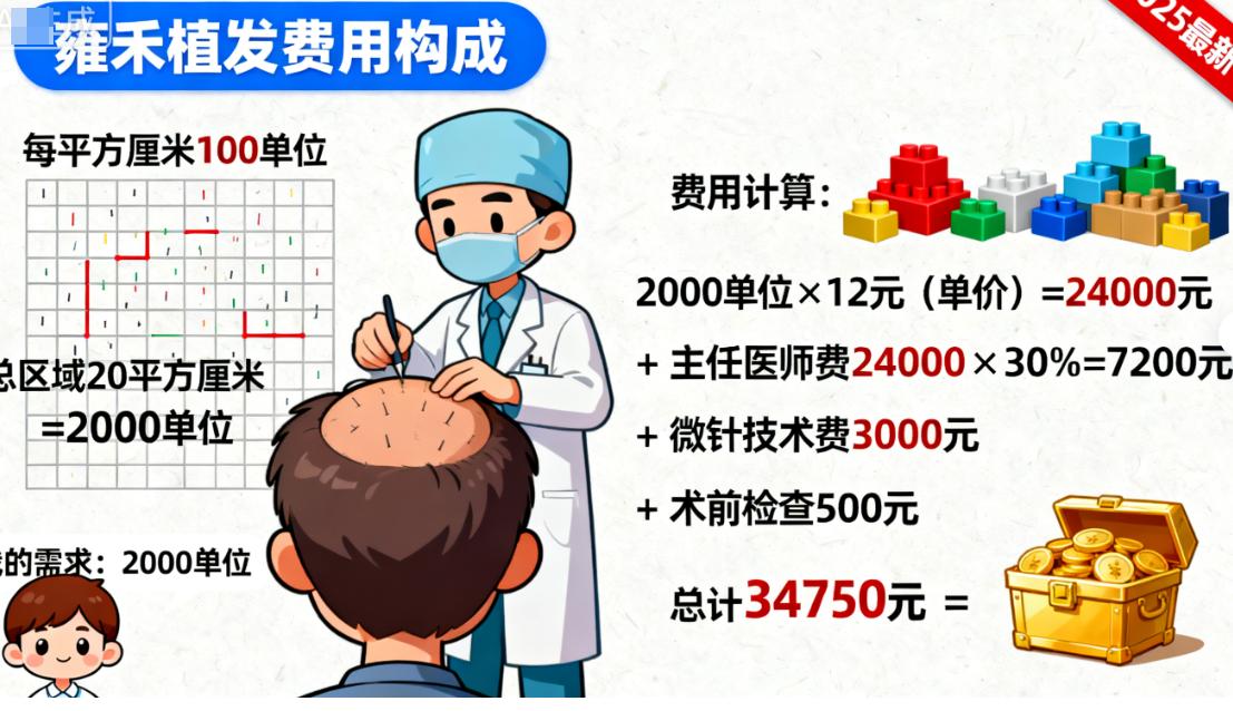 雍禾植發(fā)收費(fèi)價(jià)目表