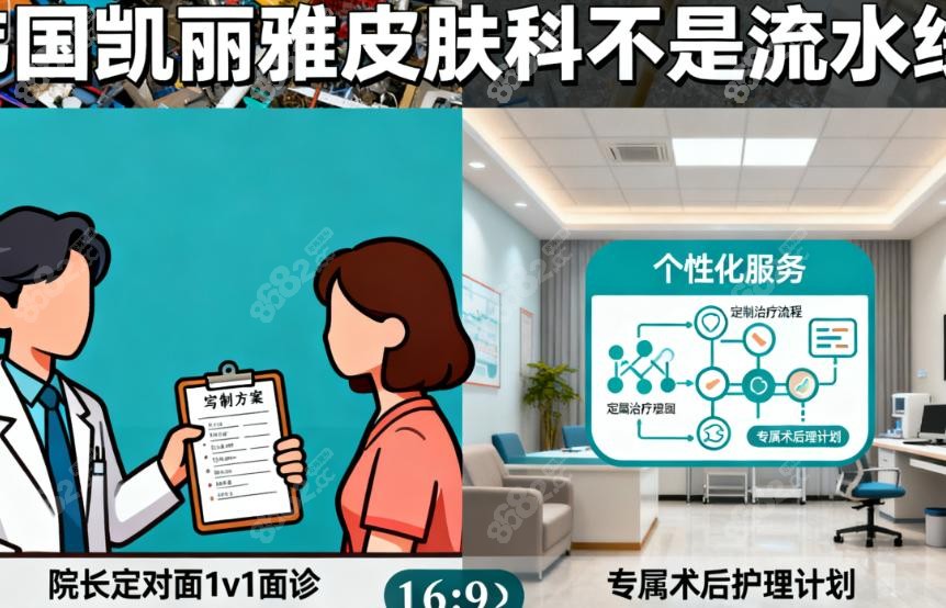 韩国凯丽雅皮肤科不是流水线~一柜子正版认证资质说话，超声提拉/热玛吉