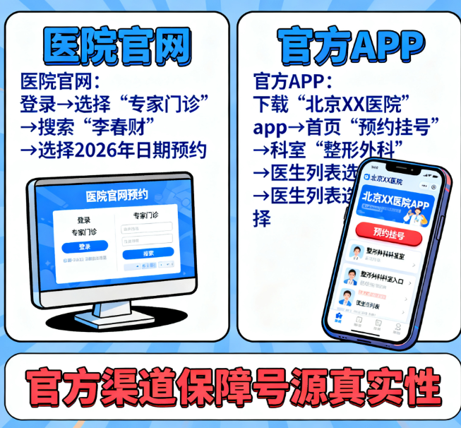 北京李春财医生挂号预约注意事项