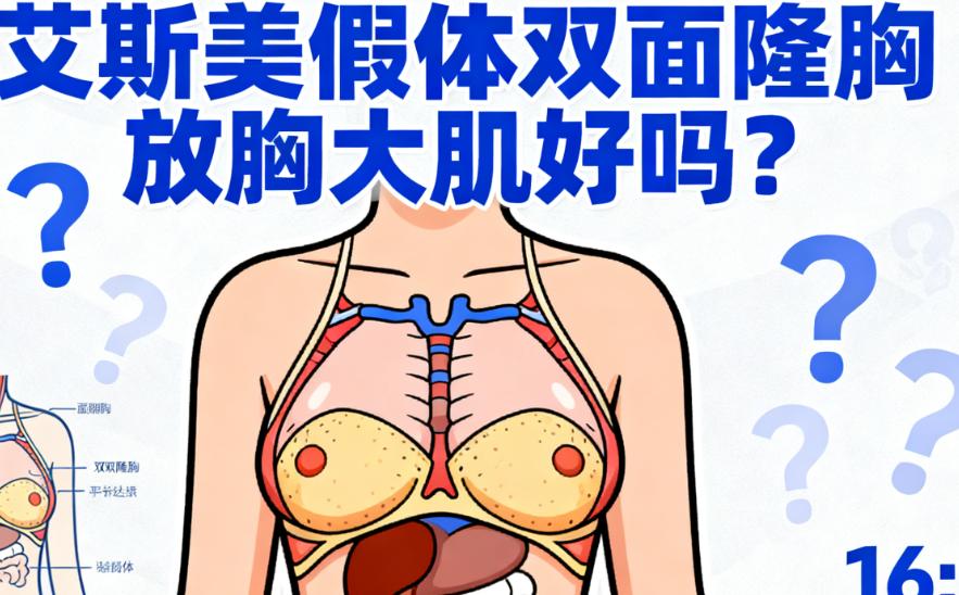 艾斯美假體雙面隆胸放胸大肌到底好不好