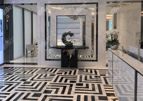 杭州浮想国整形大厅陈设示意图