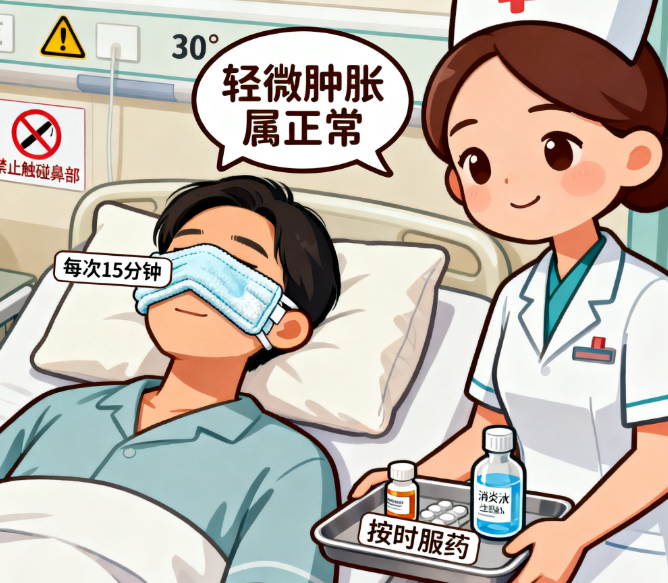 上海王旭东隆鼻真实患者的7天变好对比