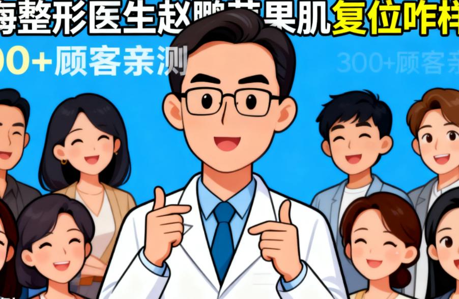 上海整形医生赵鹏苹果肌复位对比同院医生