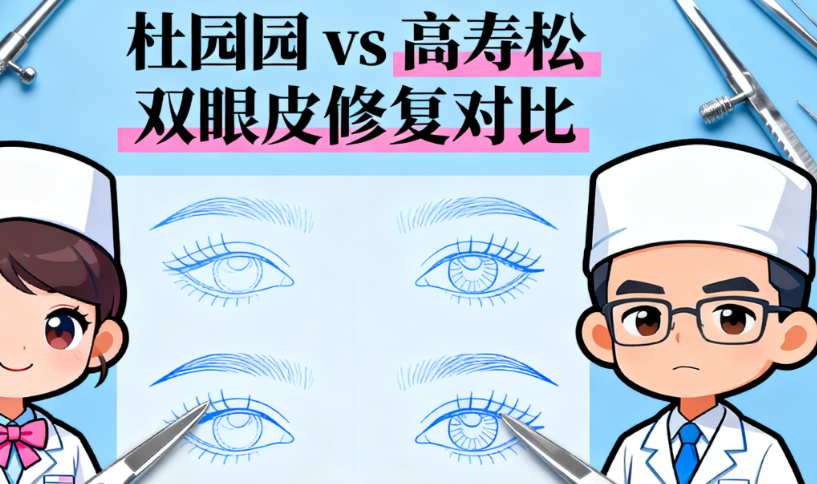 杜园园和高寿松谁修复双眼皮好？从技术特点&顾客反馈看差别，2025选对不踩雷
