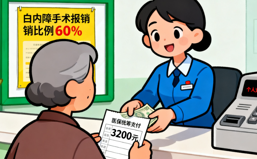 肥城光明眼科医院报销流程实测