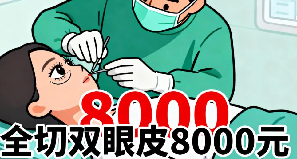 冯传波双眼皮价格表公布!全切双眼皮8000元,肿泡眼9278元,双眼皮修复16800元