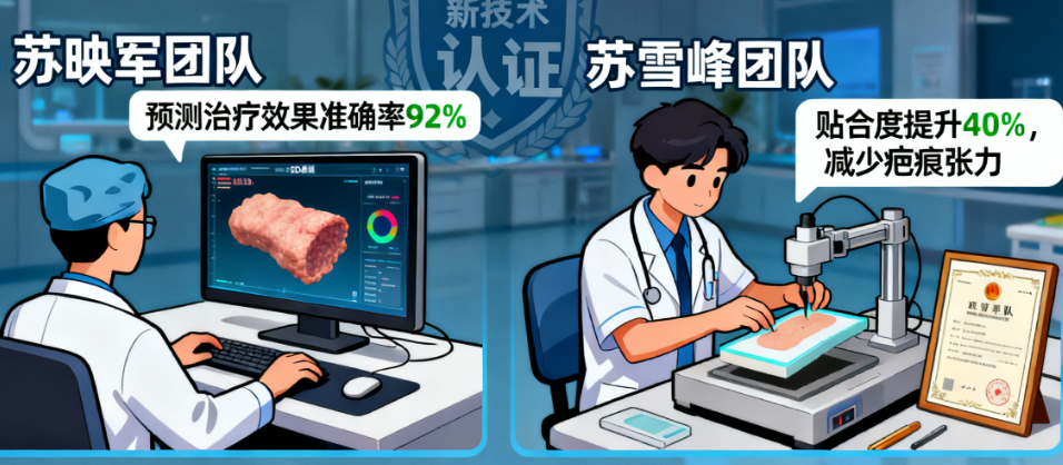 苏映军和苏雪峰祛疤,患者较关心的点对比