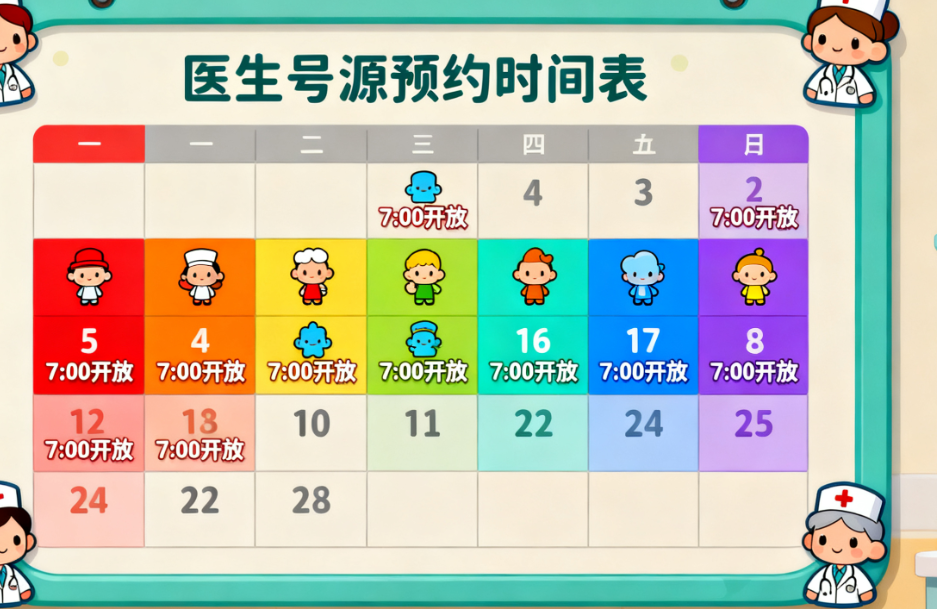 斌医生的号几点开始预约
