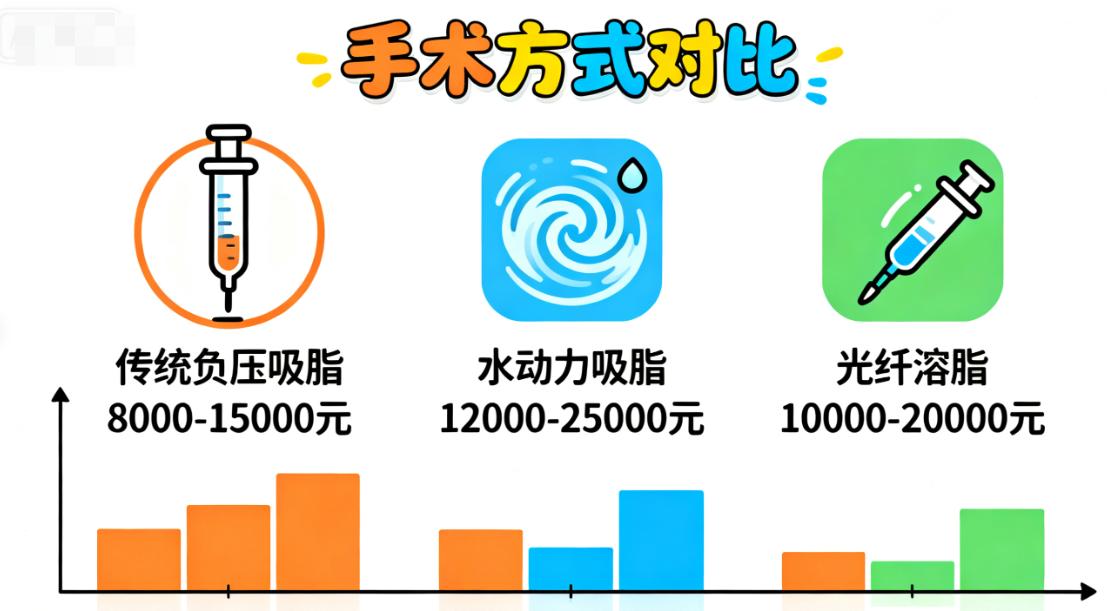 八大處雙下巴吸脂基礎(chǔ)價格表(按技術(shù)分類)