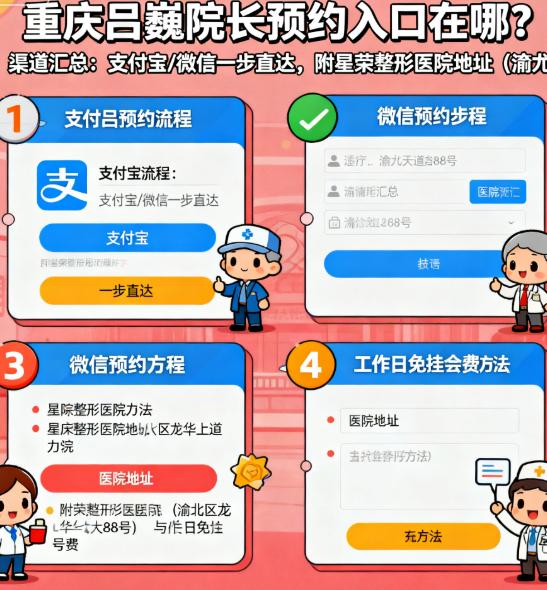 重慶呂巍院長預約入口在哪：認準這3個渠道，掛號成功概率翻倍