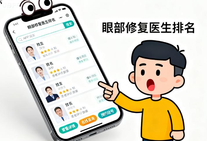 國內(nèi)眼部修復(fù)醫(yī)生排名