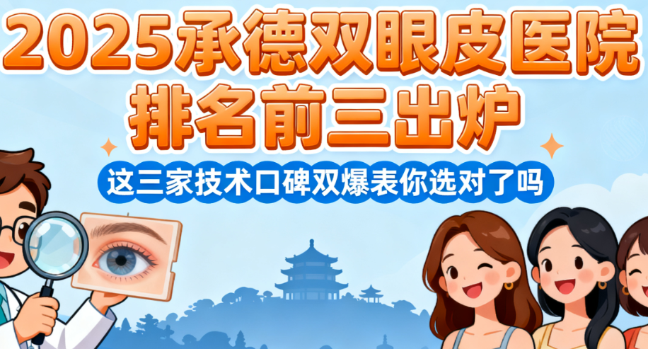 2025承德双眼皮医院排名前三出炉！这三家技术口碑双爆表你选对了吗？