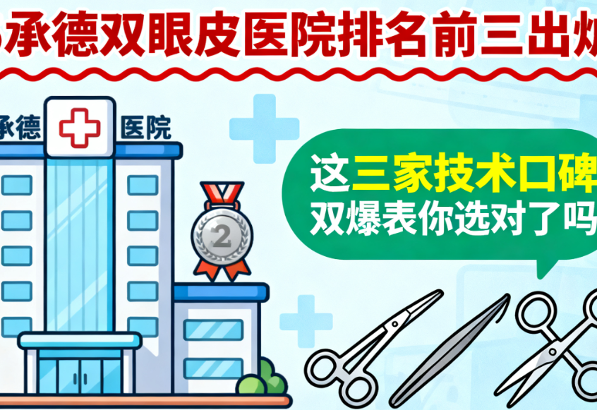 承德双眼皮医院排名前三