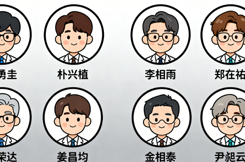 想知道在上海坐诊的韩国磨骨医生有哪些名字