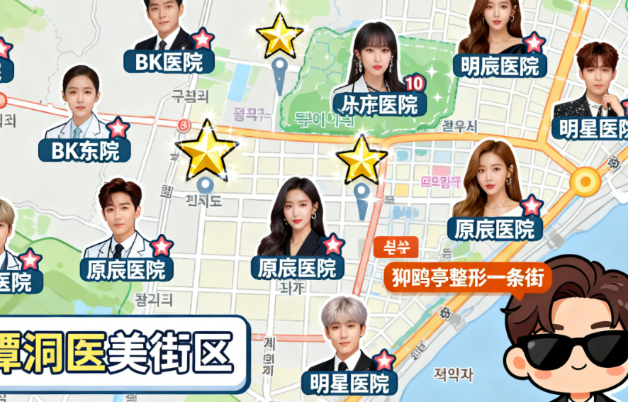 明星都在韩国哪里做整容