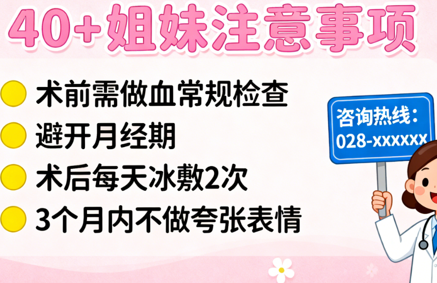 45歲求美者術(shù)后注意事項與長期維護