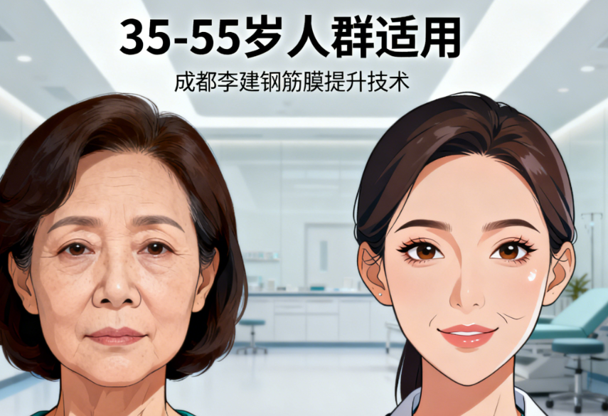 成都李建鋼筋膜提升適合多大年齡？35-55歲真實(shí)案例對比，45歲姐妹親測效果不錯(cuò)