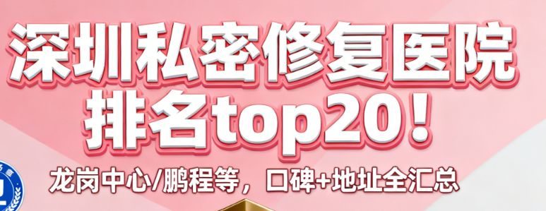 深圳私密修復醫(yī)院排名top20！龍崗中心/鵬程等，口碑+地址全匯總