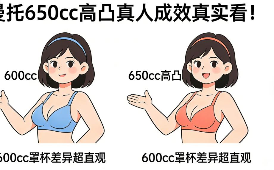 曼托650cc高凸vs600cc:罩杯與形態(tài)的細微區(qū)別