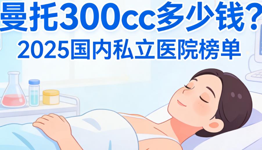曼托300cc多少錢？2025國內(nèi)5家私立醫(yī)院榜單：北京藝星3萬/上海美萊3.5萬/廣州華美2.8萬