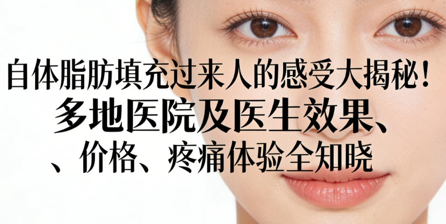 自體脂肪填充過來人的感受