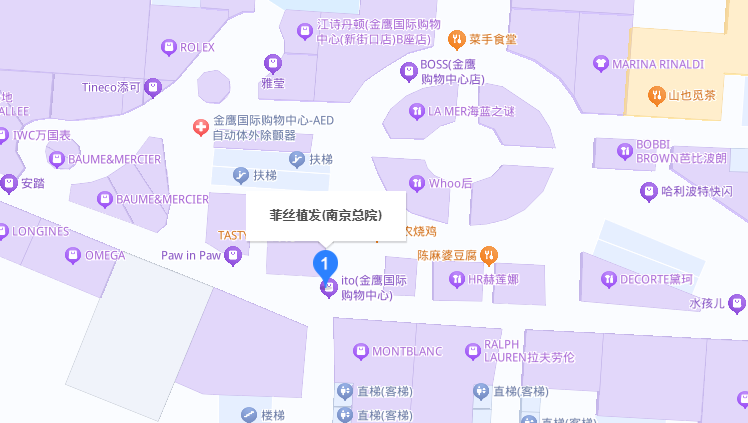 二、南京菲絲植發(fā)地鐵直達(dá)：近 1/2/5 號線上海路 + 新街口站，出行零障礙www.sorencai.cn
