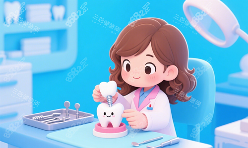 種植牙動畫示意圖