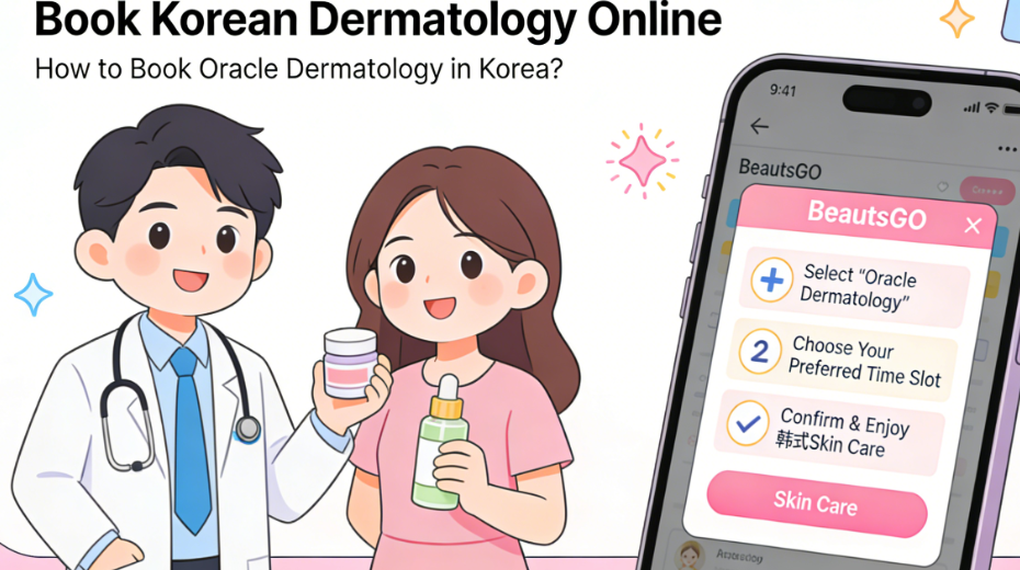 How to make an appointment at Oracle Dermatology in Korea? BeautsGO offers instant online appointment, making it easy to start Korean-style skin management插图3