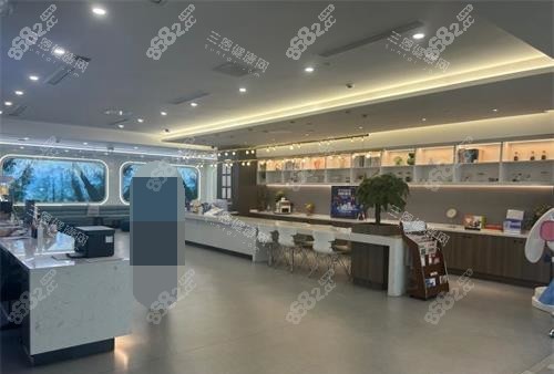青島優(yōu)諾口腔內部大廳