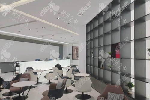 貴陽牙博士口腔大廳等候區(qū)環(huán)境