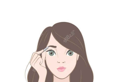 雙眼皮手術(shù)卡通示意圖