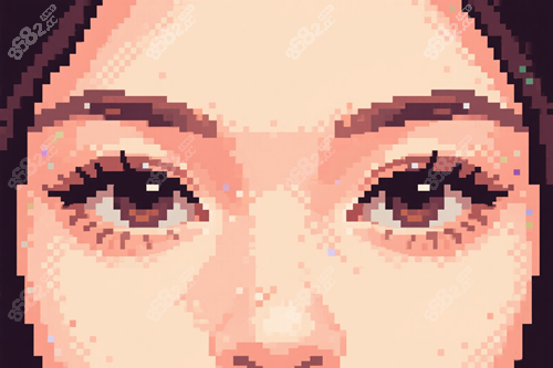 雙眼皮像素畫