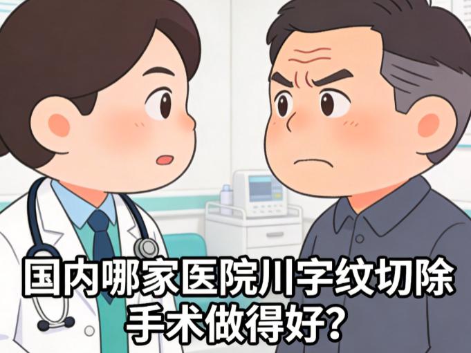 國(guó)內(nèi)哪家醫(yī)院川字紋切除手術(shù)做得好？這10家才是行業(yè)標(biāo)桿：上海華美精細(xì)縫合、北京加減美獨(dú)家提升、深圳藝星微創(chuàng)無(wú)痕
