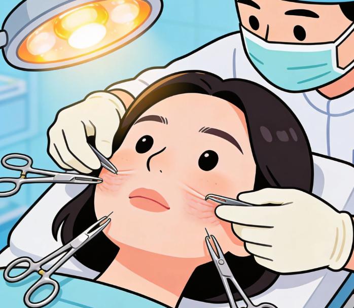 二、 蔡跃波医生：主打深层提拉，要把垂下去的肉“焊”回去