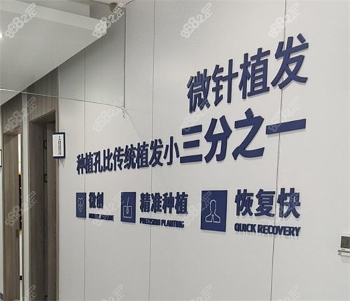 廈門大麥植發(fā)宣傳墻