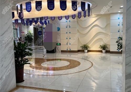 濟南海峽植發(fā)中心大廳環(huán)境