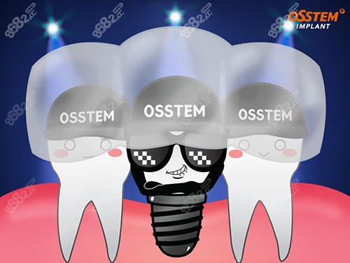 奧齒泰種植牙卡通圖